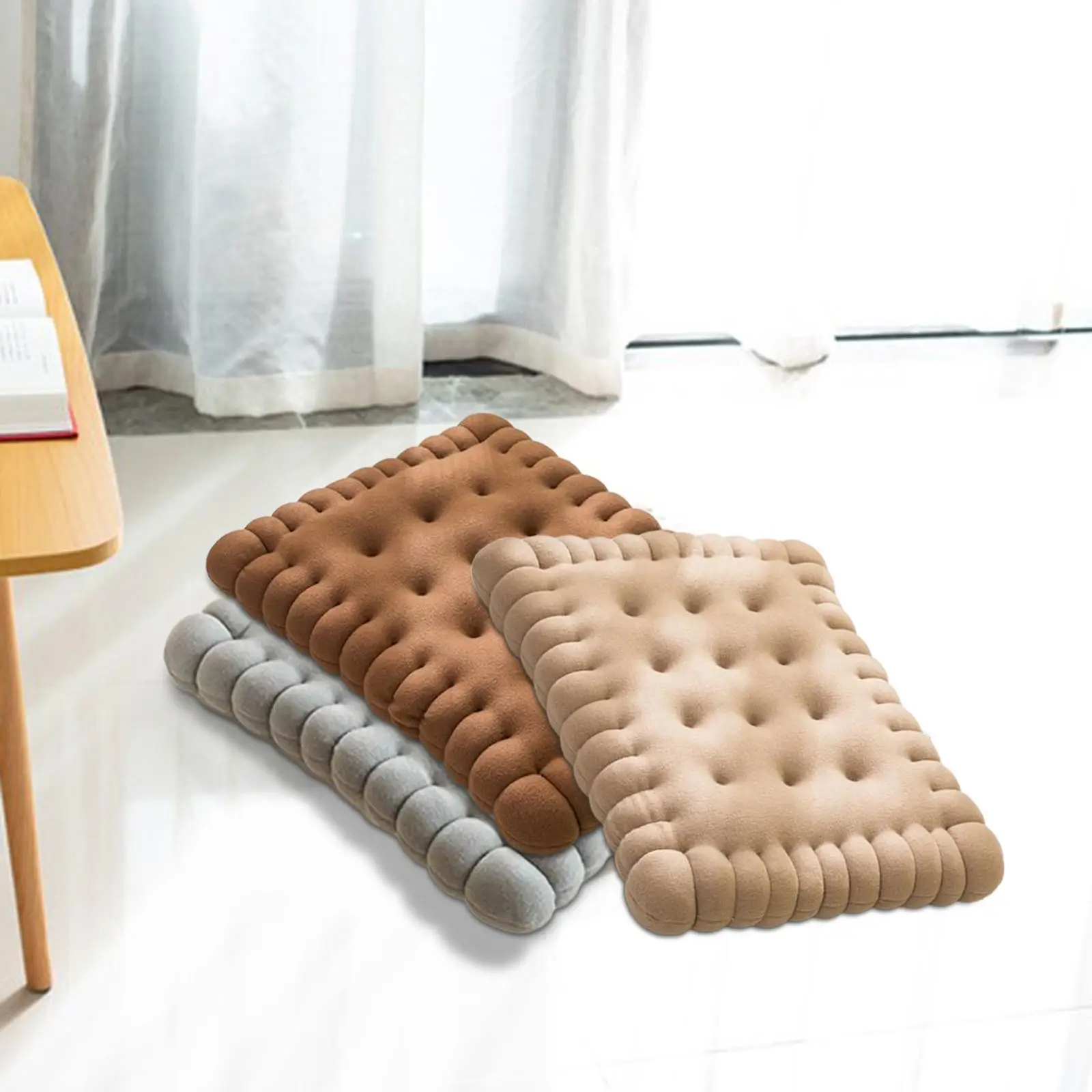 

Biscuit Shaped Seat Cushion, Seating Cushion ,Comfortable Chair Pad ,Floor Cushion Pad for Yoga Sofa Bed Bedroom Office