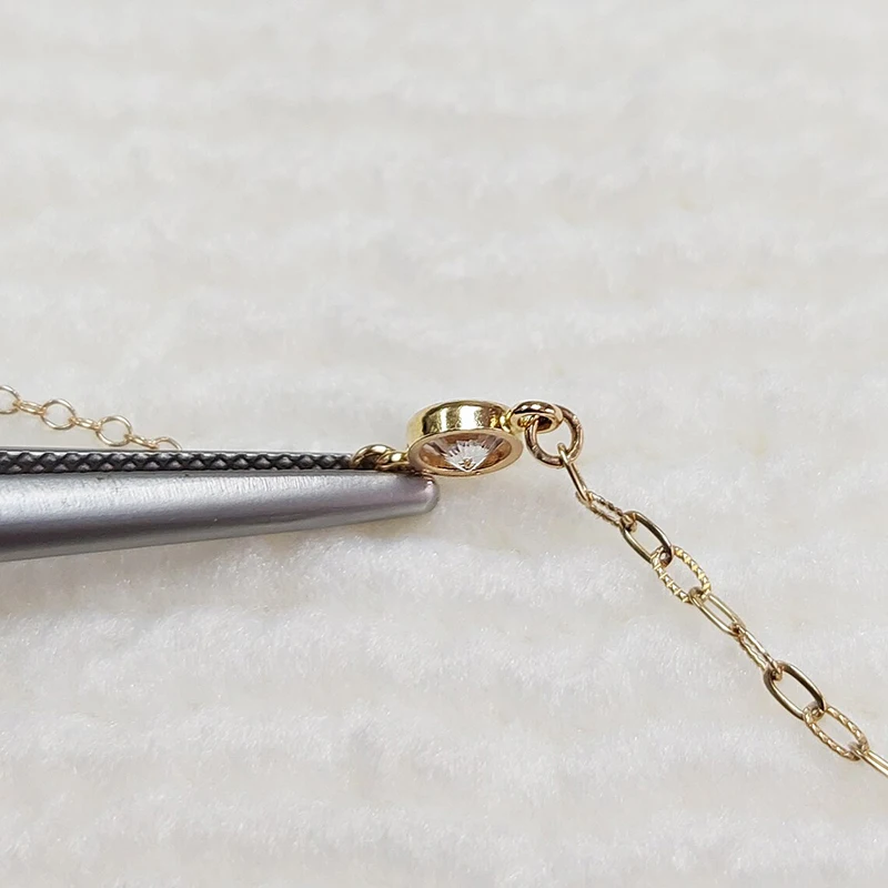 14K Gold Filled Birthstone Charm 6MM Gold Pendant AAA Zircon Charm For Necklace Earring DIY Jewelry Findings Accessories