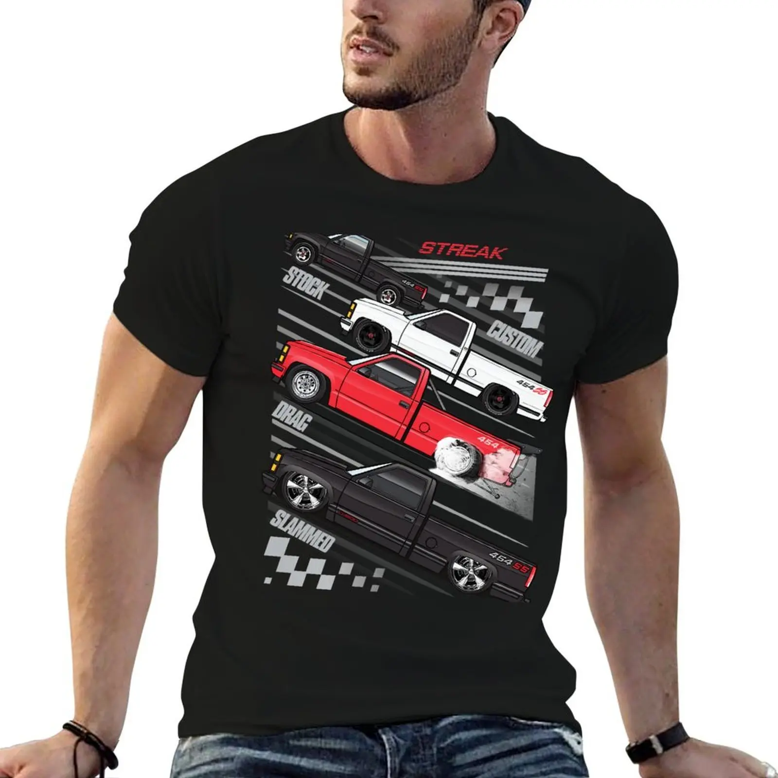 Camiseta Four 454SS para hombre, camisetas gráficas para hombre, camiseta de lujo para hombre