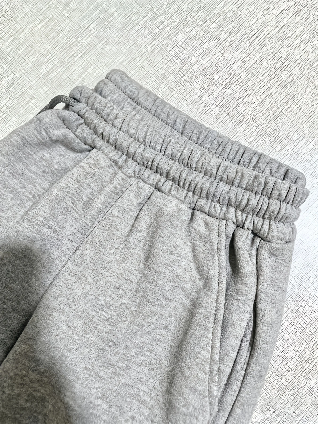 بنطال رياضي رجالي كبير الحجم واسع الساق فضفاض مناسب مع خصر مرن برباط سروال شتوي قابل للتنفس لصالة الألعاب الرياضية #4