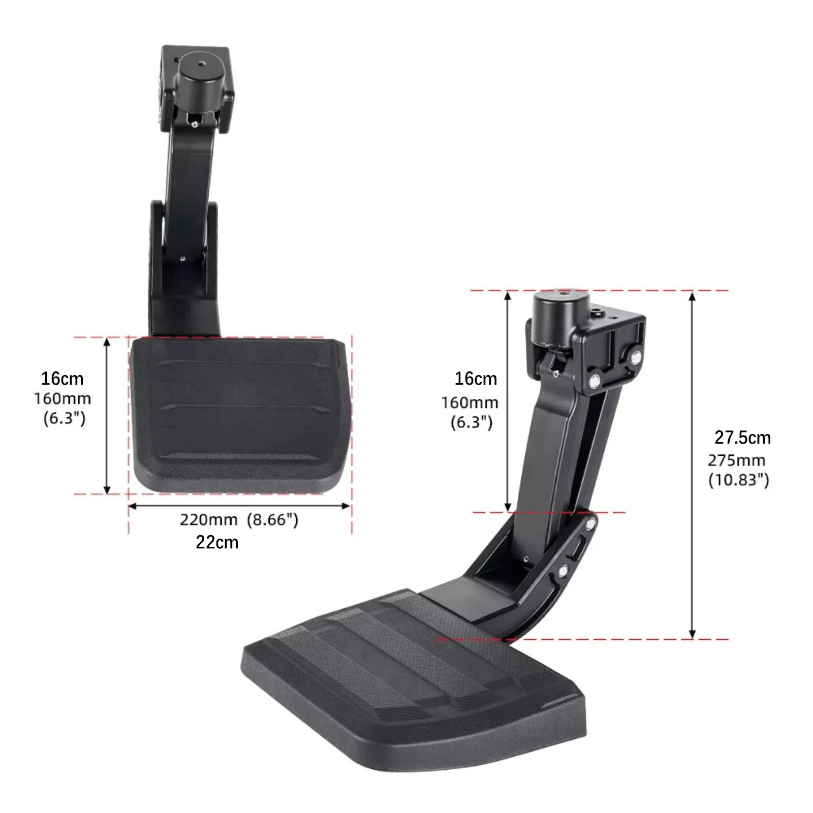 1 قطعة المصد الخلفي الخلفي القابل للسحب خطوة السرير خطوة PT392-35920 لتويوتا تاكوما 2024-2025 للطي الخلفية خطوة عدة اكسسوارات السيارات #4