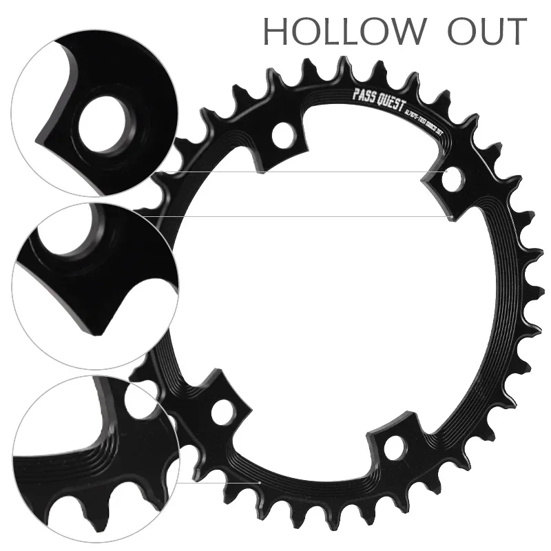 110BCD Oval/Round four-claw Chainring 36/38/40/42/44/46/48/50/52T for SHIMANO GRX FC-RX810 RX600 Crank Narrow wide 1x System