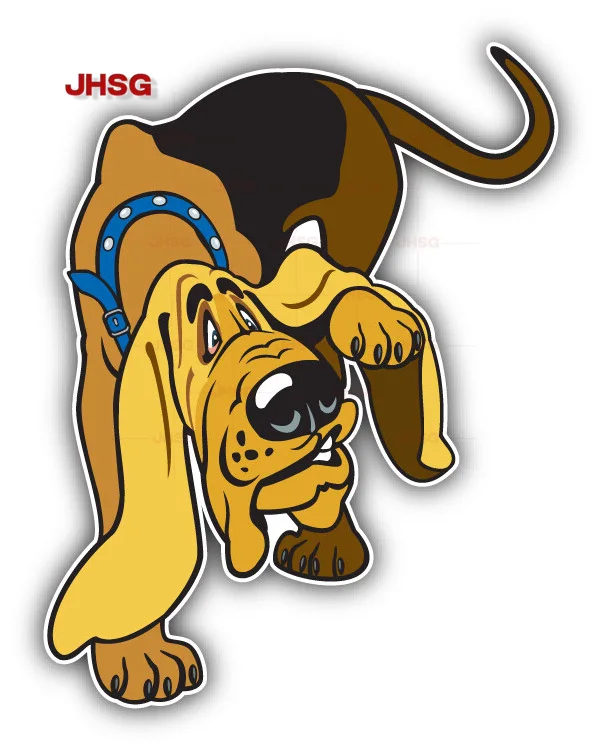 

Bloodhound breed dog car bumper stickers -