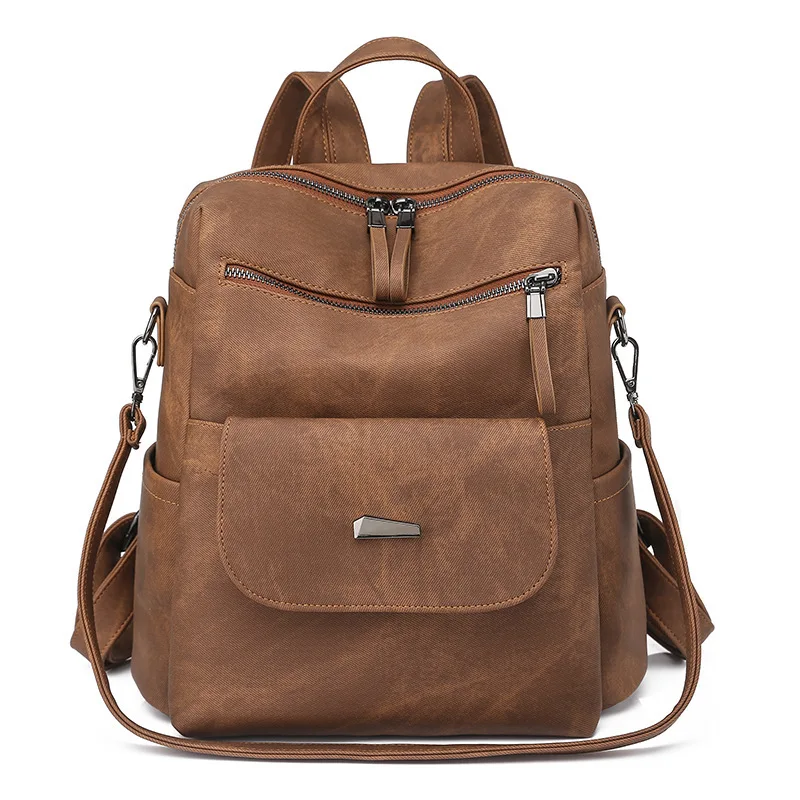 

Men's for Women's Backpack Korean Edition Large Capacity Backpacks Bag PU Bag Travel Fashion School Laptop Everyday Mini