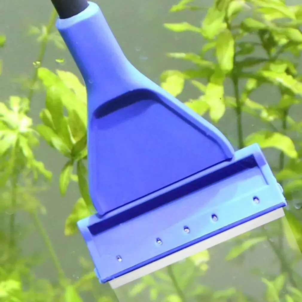 مجموعة أدوات نظافة الحوض ، شبكة صيد السمك ، أشعل النار الحصى ، مكشطة الطحالب ، شوكة العشب ، فرشاة الاسفنج ، منظف خزان الأسماك الزجاج ، 5 في 1