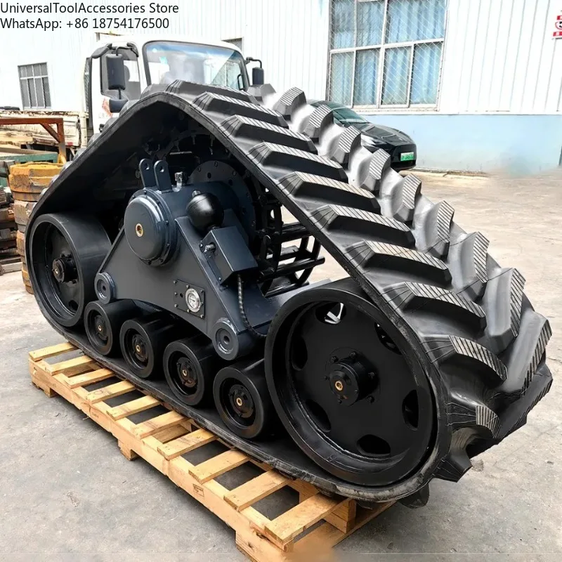 Freeshipping Harvester Rubber Track Conversion System Tractor Triangle Systems For Construction Machinery