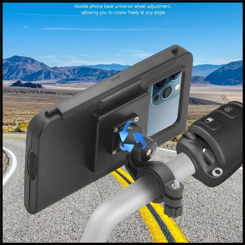 الهاتف المحمول دراجة نارية دراجة للماء المقود لمس شاشة حالة جبل حامل #1