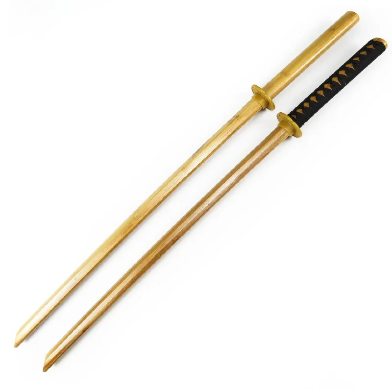 

Bamboo Wooden Sword Itsudo Bushido Practice Special Kendo Aikido Cosplay 100cm