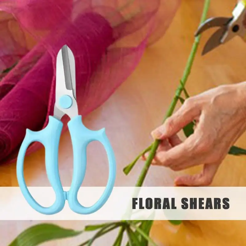 

Garden Scissors Multi-function Floral Shears Professional Stainless Steel Flower Scissor Comfortable Grip Handle Pruning Shear