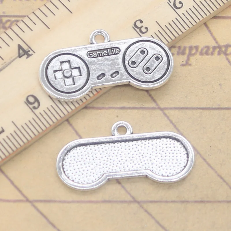 10pcs Charms Game Console Controller 16x30mm Antique Silver Color Pendants DIY Handmade Finding Tibetan Making Jewelry