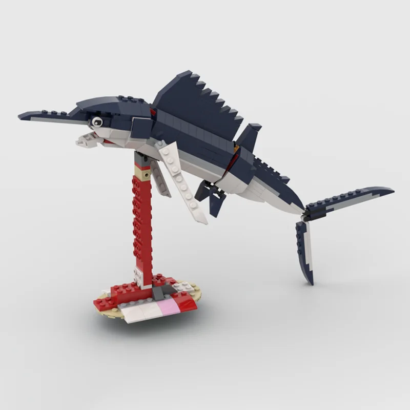 ตัวต่อ MOC Sailfish Creator 3 1 จำนวน 286 ชิ้น ชุดตัวต่อสร้างสรรค์ DIY ของเล่นเสริมพัฒนาการ ไอเดียสร้างสรรค์ ของขวัญคริสต์มาส