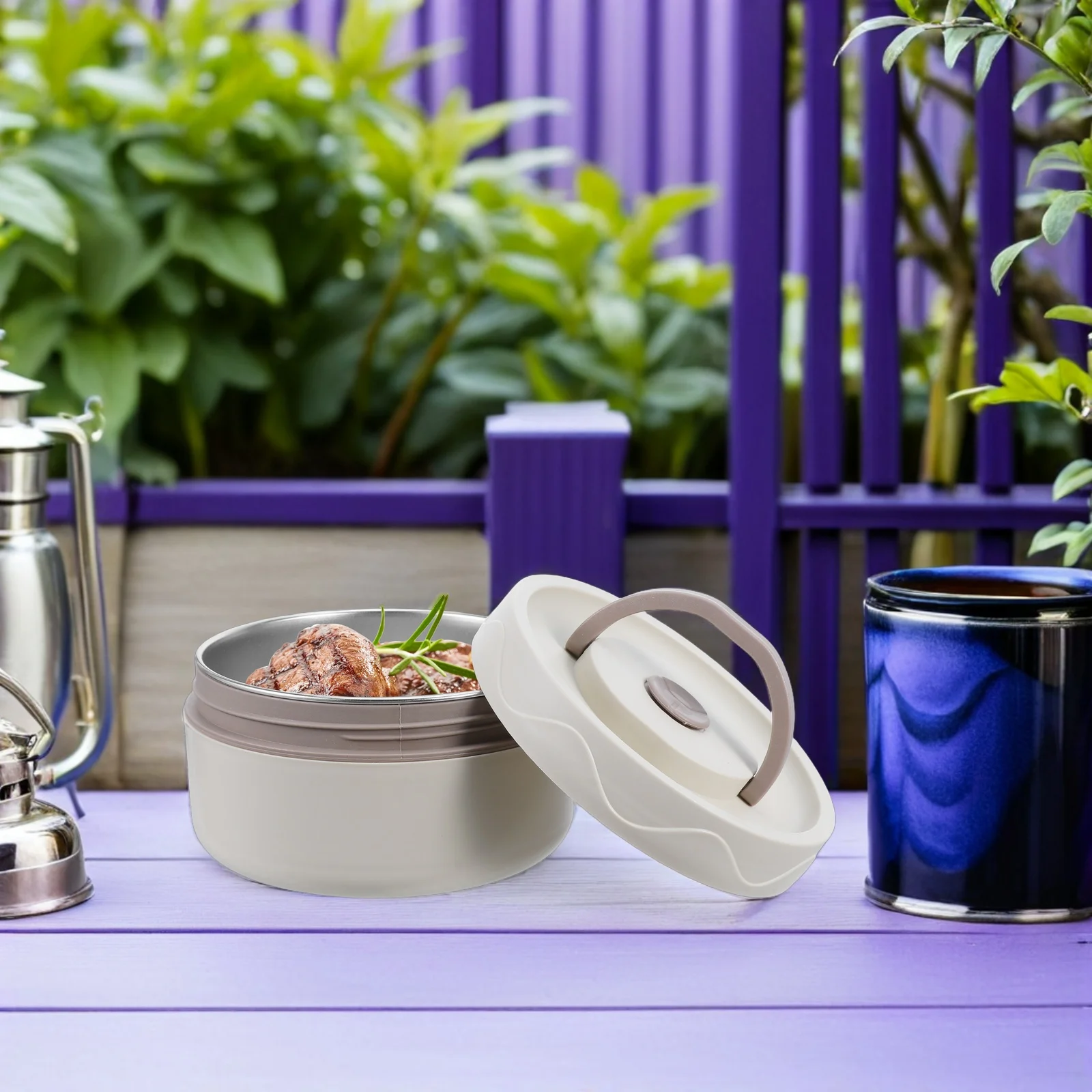 

440Ml Stainless Steel Insulated Food Container Leakproof Thermal Lunch Jar For Hot Cold Meals Portable Bento Box Workers School