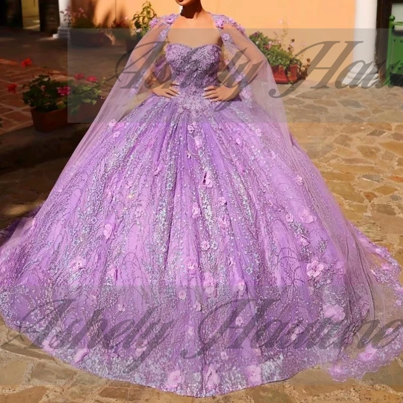 فستان حفلة موسيقية مصنوع حسب الطلب عالي الجودة على شكل قلب وأربطة على شكل كرة سويب تراين كيب فيستدو دي 15 16 فتاة Quinceanera للحفلات الراقصة #2