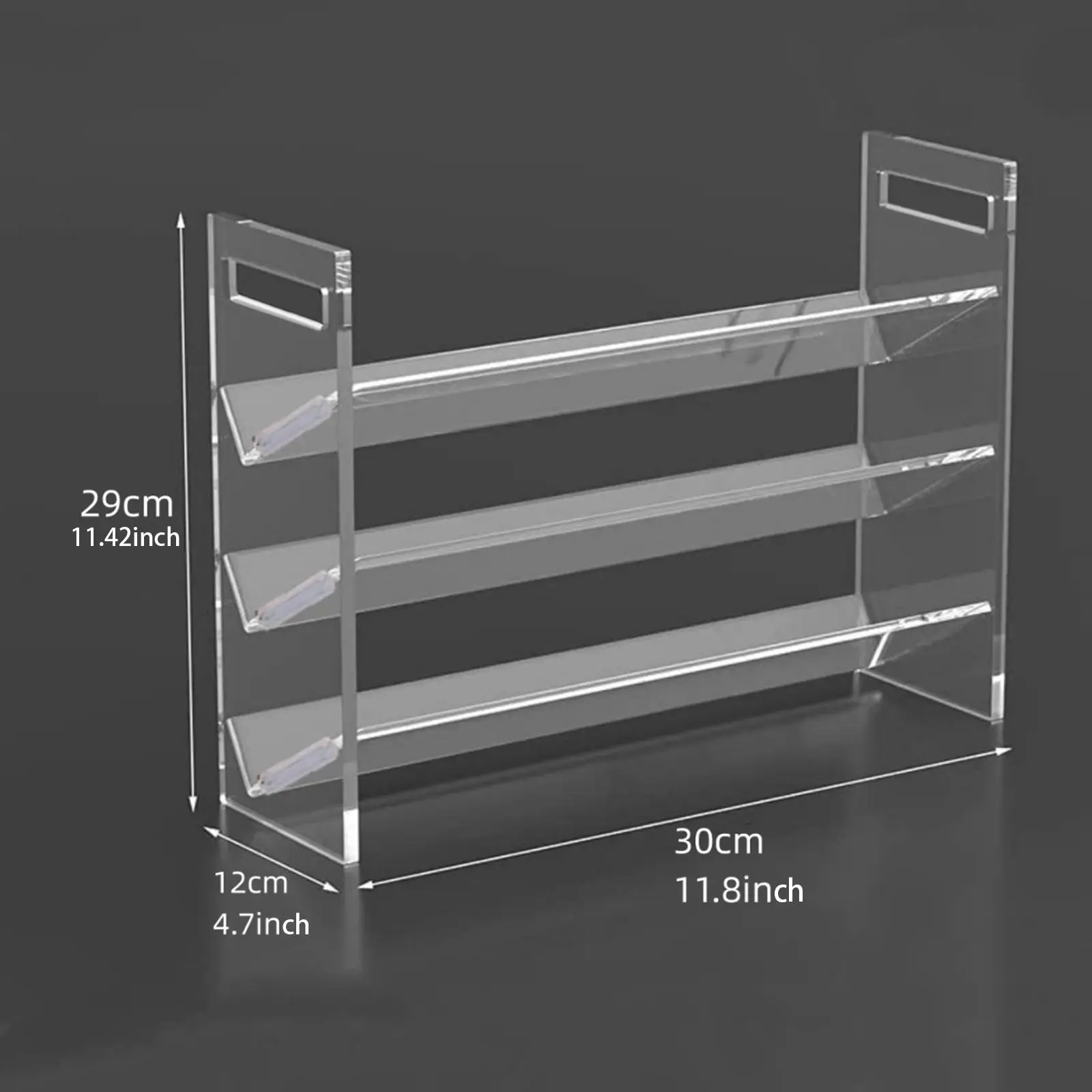Acrylic Spice Rack Dessert Shelf Perfume Organizer Stand Spice Holder for Baking Supply Jars Pantry Cabinet Cabinet Kitchen