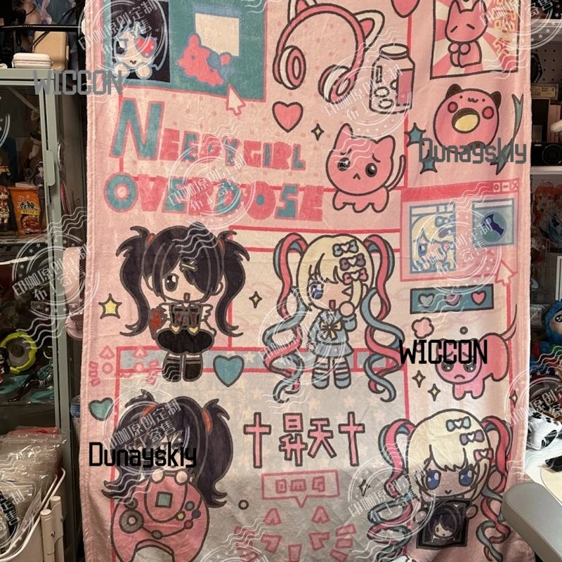 المحتاجة فتاة لعبة الجرعة الزائدة المطر Ame مثير النساء تأثيري ازياء اكسسوارات Kawaii Jirai Kei بطانية دافئة اليابانية اليومية هالوين