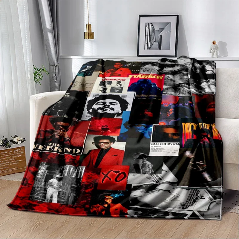 3D The Weeknd X.O R&B Singer-Decke, weiche Überwurfdecke für Zuhause, Schlafzimmer, Bett, Sofa, Picknick, Reisen, Büro, Decke, Geschenk für Kinder