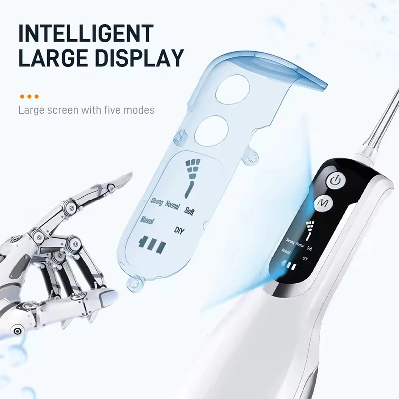 Oral Irrigator Dental Water Flosser For Teeth Portable Mouth Washing Machine Rechargeable Dental Water Jet For Dental Cleaning