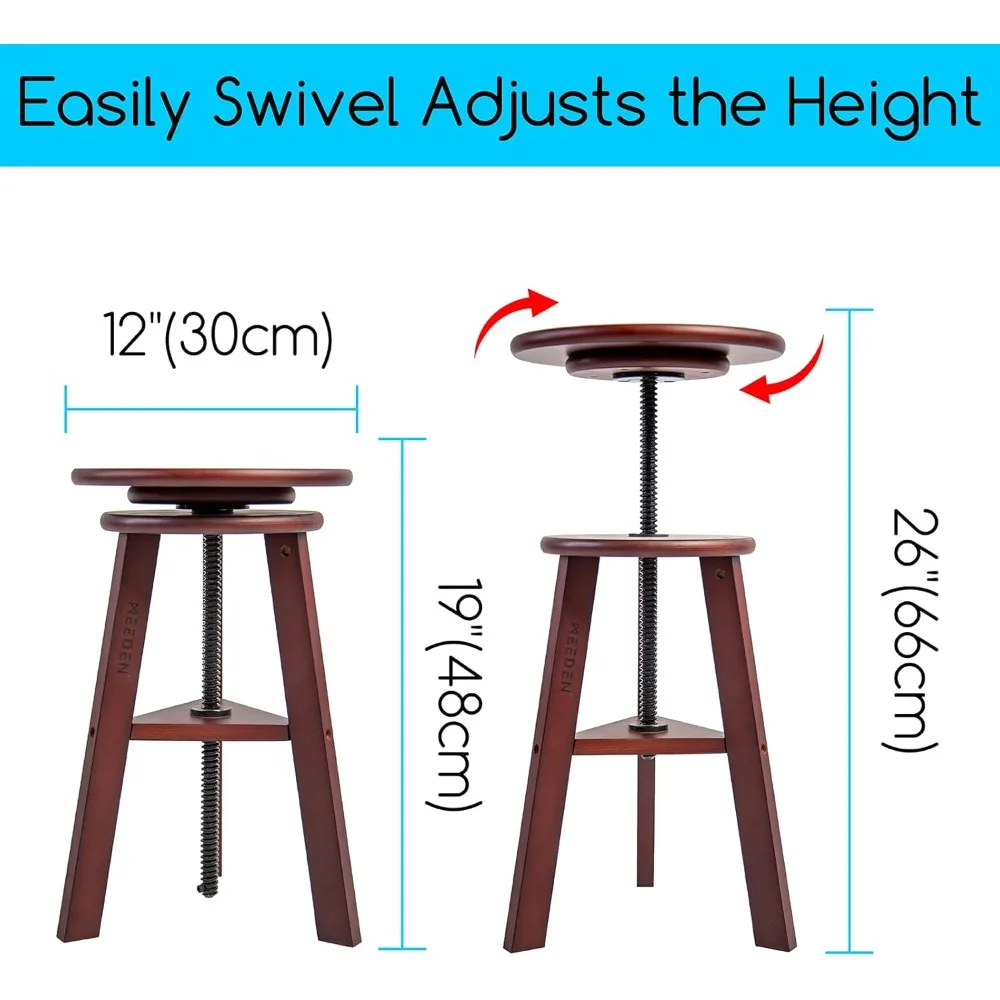 طاولة صياغة خشبية كبيرة جدًا وبراز صياغة خشبية #5