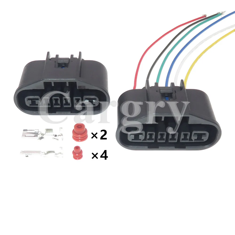 

1 Set 6P Car Transmission Gear Position Sensor Connector AC Assembly Wire Socket Electrical Plug For Mazda