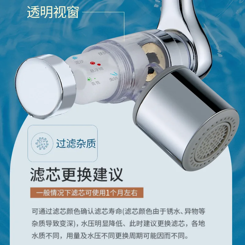 Extensor robótico universal do torneira do braço, aerador 1080