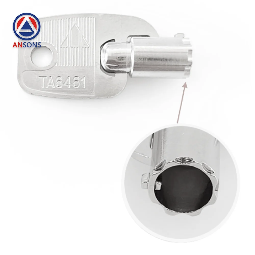 TA6461 Clé d'ascenseur MRL Ansons Pièces de rechange d'ascenseur