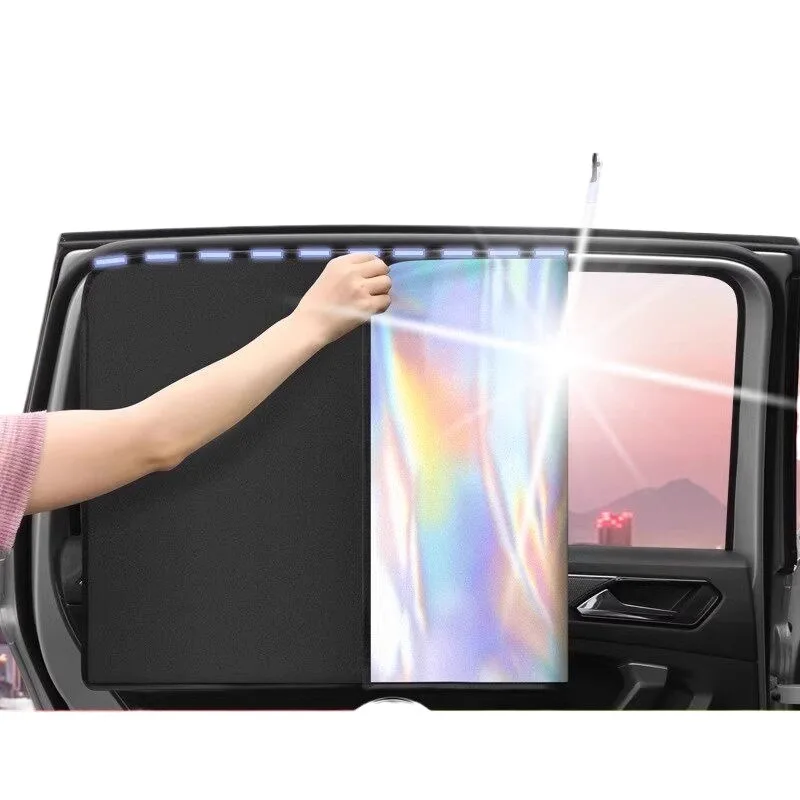 Car Sunshade, Car Window Privacy, Blackout, Rear Children's Sunscreen Cover, Thermal Insulation Sunshade Baffle Magnetic