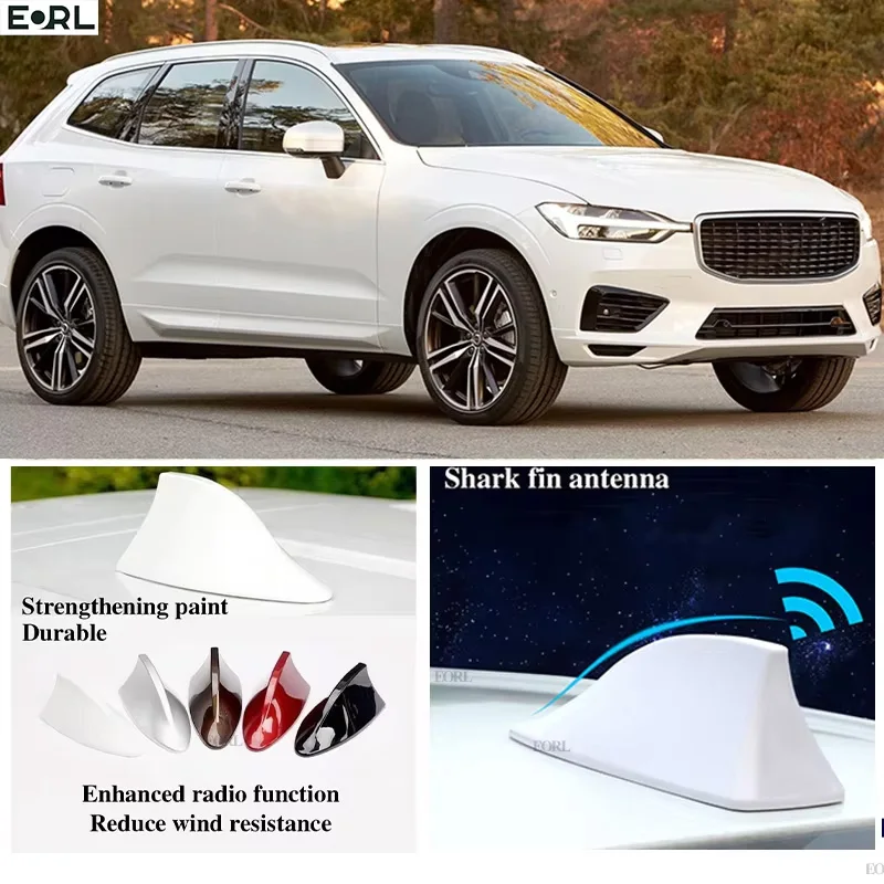 

For Volvo XC60 Shark Fin Antenna FM Signal Super Aerials Amplifier Waterproof Signal Amplifier FM/AM Radio Aerials