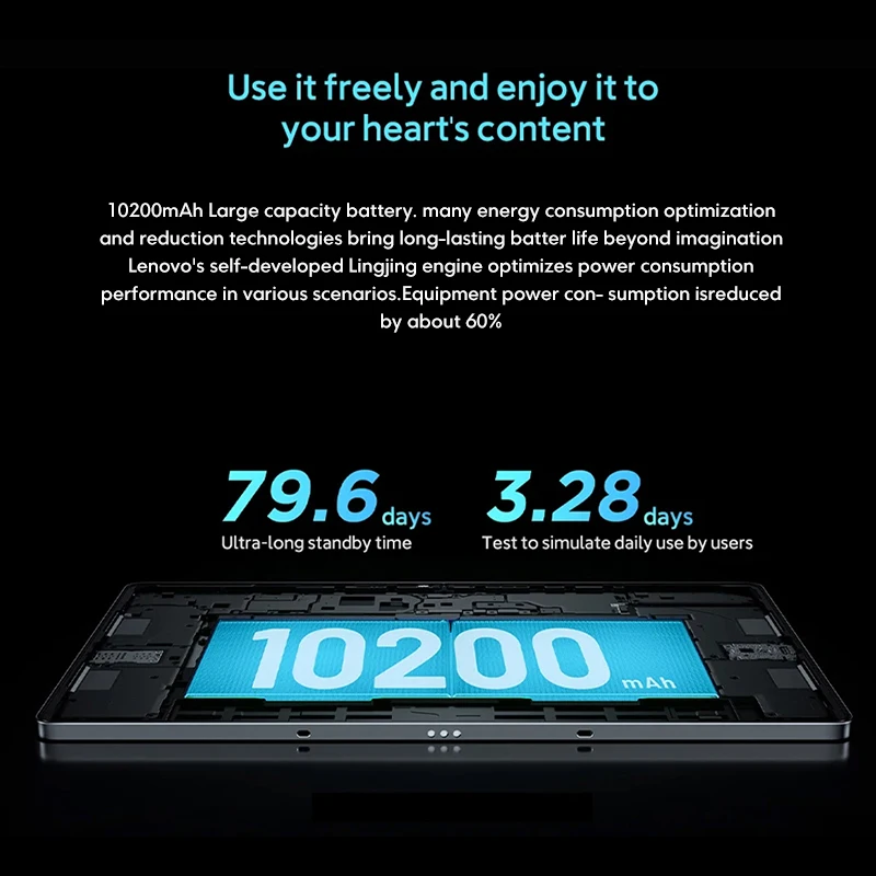 글로벌롬 레노버 샤오신 패드 프로 12.7인치 태블릿 MTK 디멘시티 8300 144Hz LCD 디스플레이 13MP 후면 카메라 10200mAh 배터리 상세 이미지 5