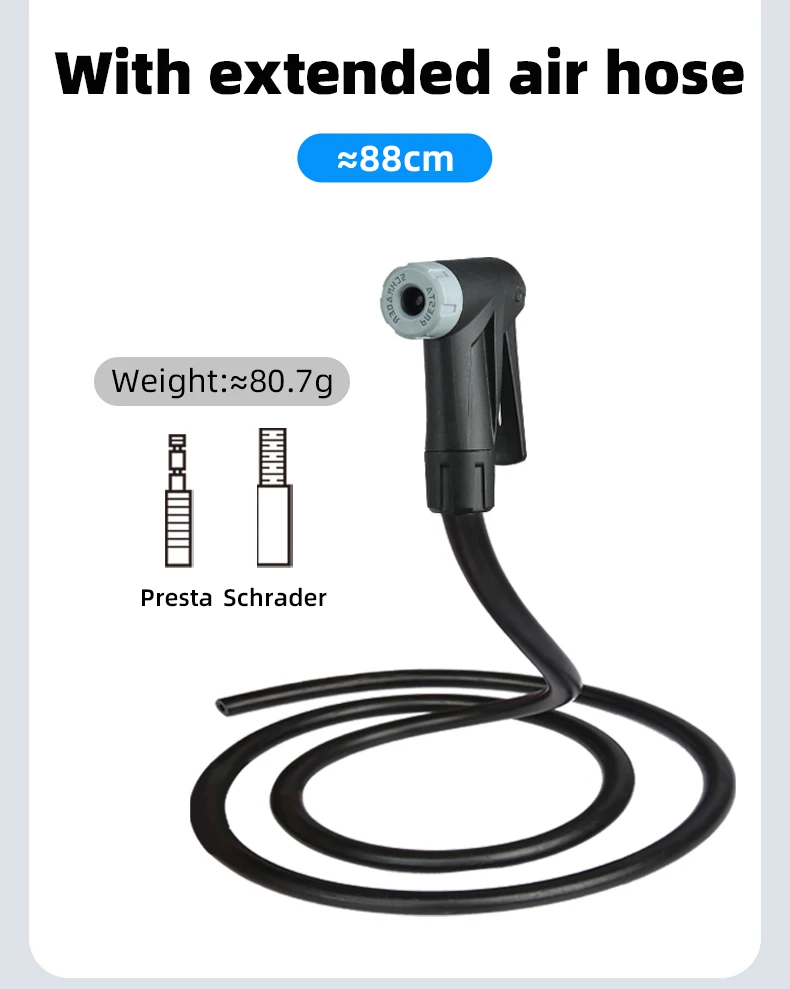 Fahrrad Luft Düse Tragbare Aufblasbare Pumpe Fahrrad Reifen Air Chuck Schlauch Inflator Ventil Stecker Adapter Fahrrad Pumpe Düse Teil – Detail 7
