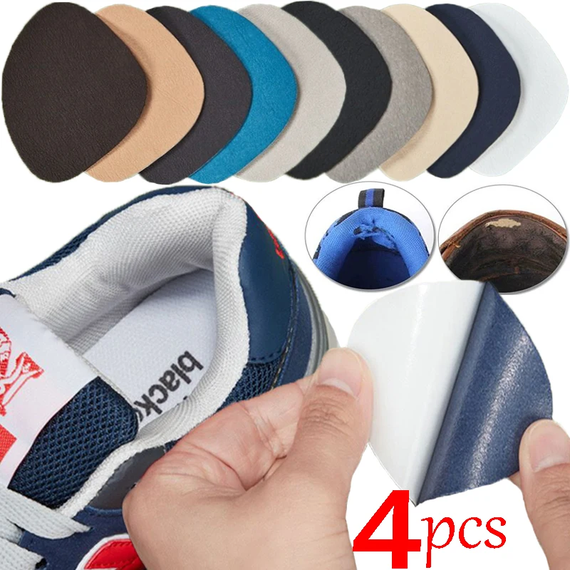 4pcs Anti-Wear Shoes Patches Tools Women Men Repair Sports Sneakers Lined Insoles Adhesive Shoe Inserts Foot Care Heel Protector