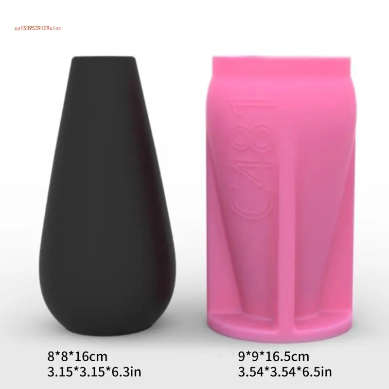 DIY Pen Storage Silicone Mold Round Flower Vase Mold Flower Arrangement Makeup Brush Holder Vase Mold