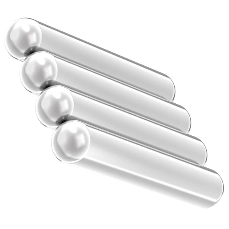 ABKO-헤비 듀티 실린더 자석 4팩-Alnico5 자석, 소 자석 1/2" D X 3" L, 실버 소 자석 금속 선택기