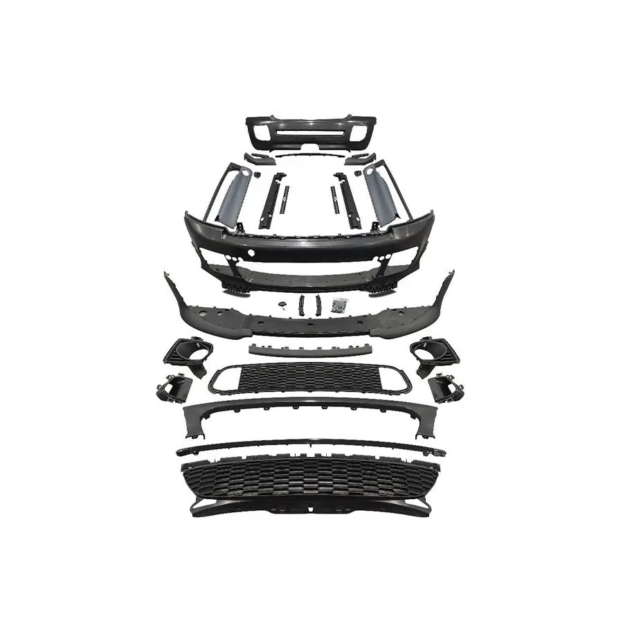 

R56 R55 Upgrade Jcw -GP Style Body Kit pp Material with Front Bumpers Front Lip Light Cover Side Skirts R55 R56 GP Style Car Kit