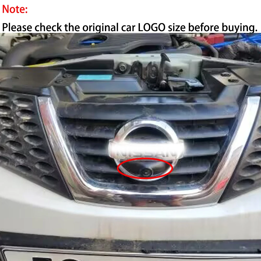 ZJCGO Car Front View LOGO Parking Camera AHD 1080P Night Vision for Nissan X-Trail Almera Latio Sunny Versa Note Altima Teana