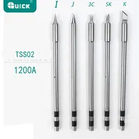 Original QUICK TS1200A Lead Free Solder Iron Tip Handle welding pen tools TSS02 Electric soldering iron head