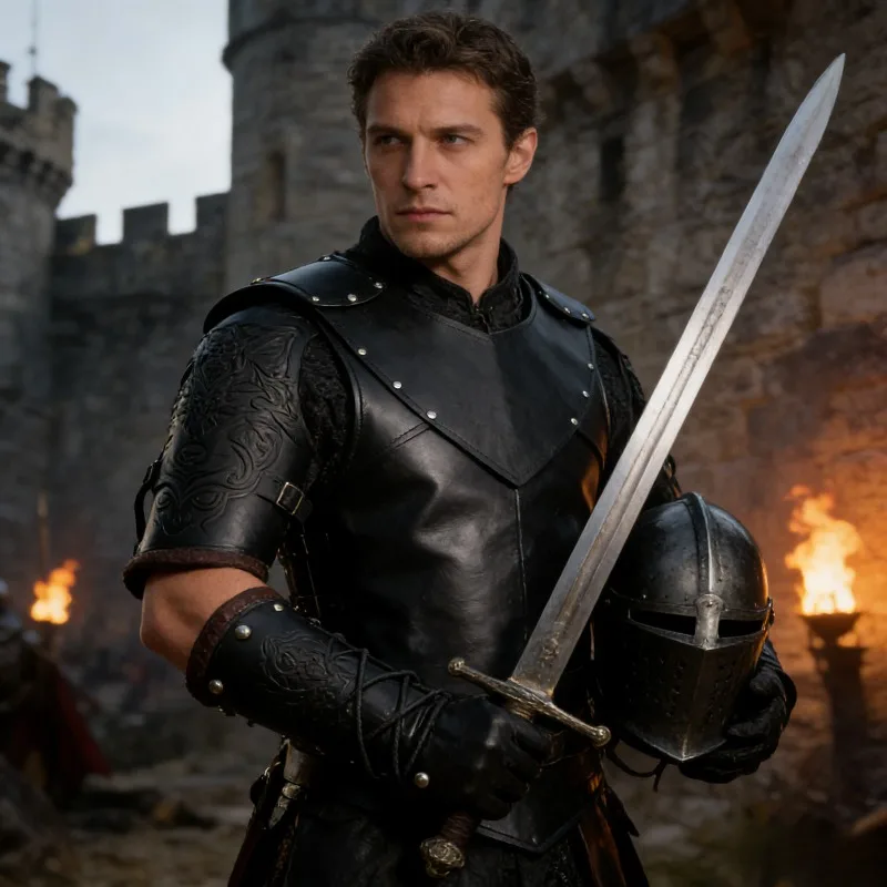 Medieval Belt Set Renaissance Viking Gladiator Costume Warrior Leather Armor Stage Wear Armor Accessories