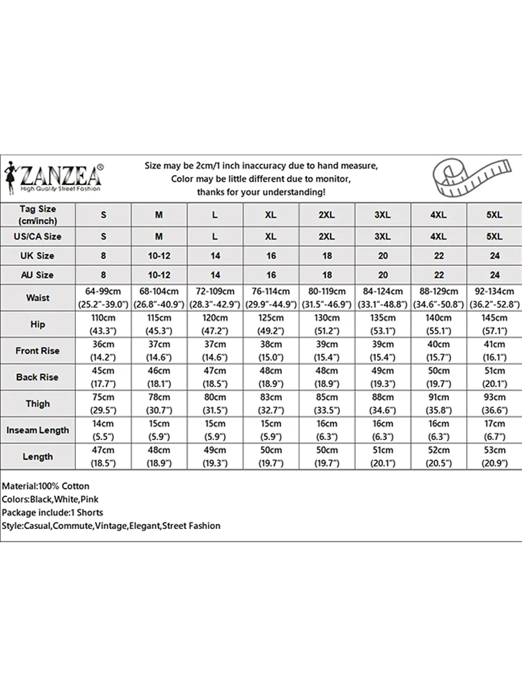 ZANZEA Fashion Solid Lace Shorts Casual Loose Shorts Pockets Summer Short Trousers Women's Clothing Bottoms Oversize S-3XL