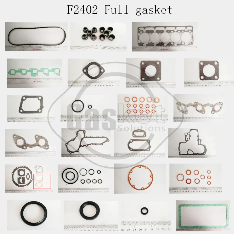 F2402 Full Gasket Set Cylinder Head Gasket Fits Kubota Tractor Mower Excavator