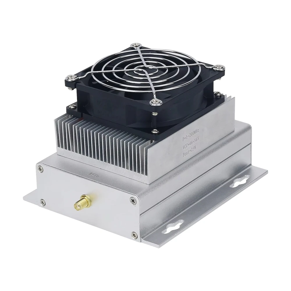 Hot Seller 1-200MHz 25W Power Amp Broadband Amplifier with Intelligent Temperature Control Fan New&Original in Stock
