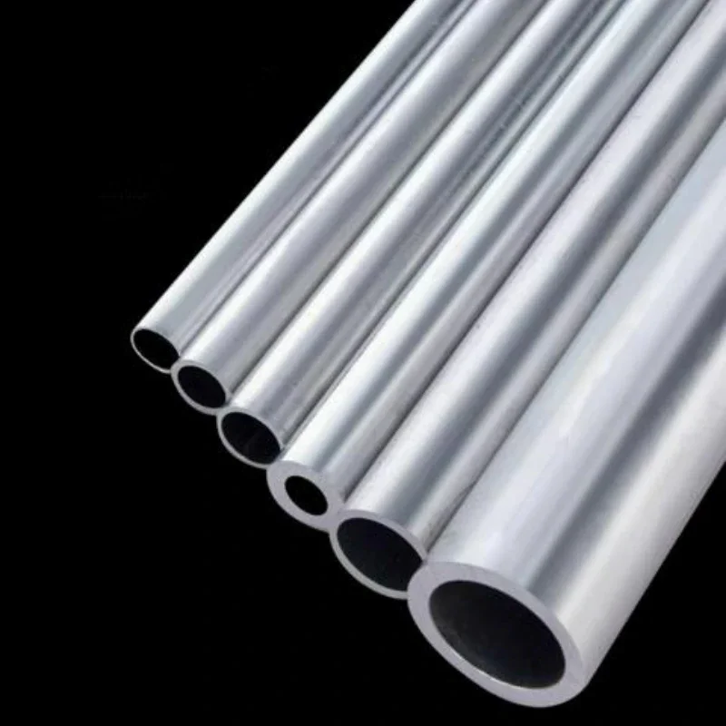 6063 Aluminiumlegierungsrohr 500 mm Außendurchmesser 19-32 mm Innendurchmesser 12-29 mm Rundrohr für Fensterrahmen, Solarmontage, Automobilindustrie – Detail 2