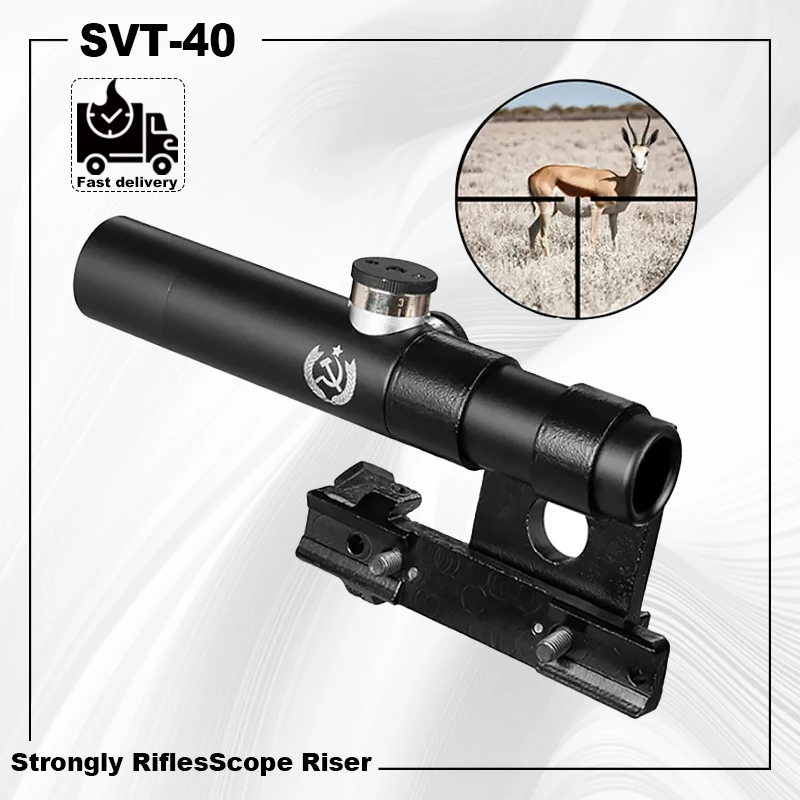 

SVT-40 Mosin Nagant Scope for Hunting Rifle Tactical Optical PCP Air Gun Airsoft Sight 3.5x20 Strongly RiflesScope Riser