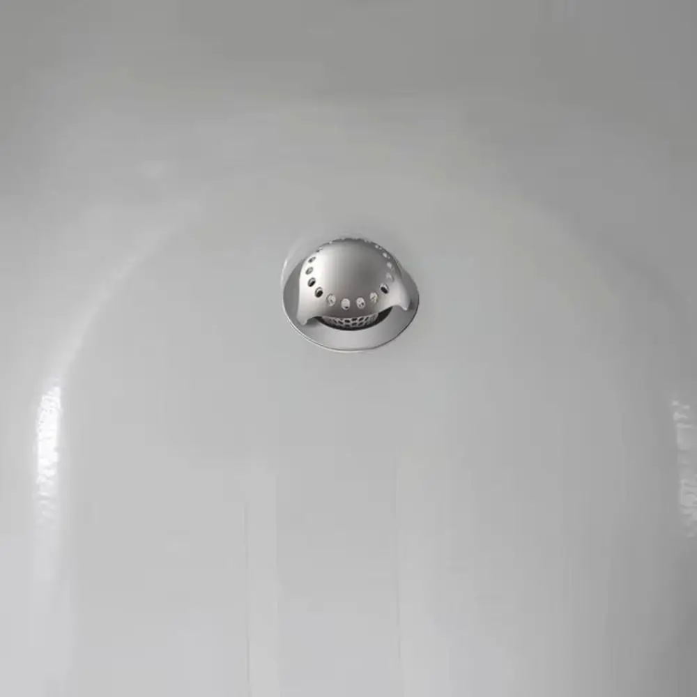 Stainless Steel Stainless Steel Drain Filter Effective Design Blocks Smells Hair Catcher Traps Dirt Sturdy Construction