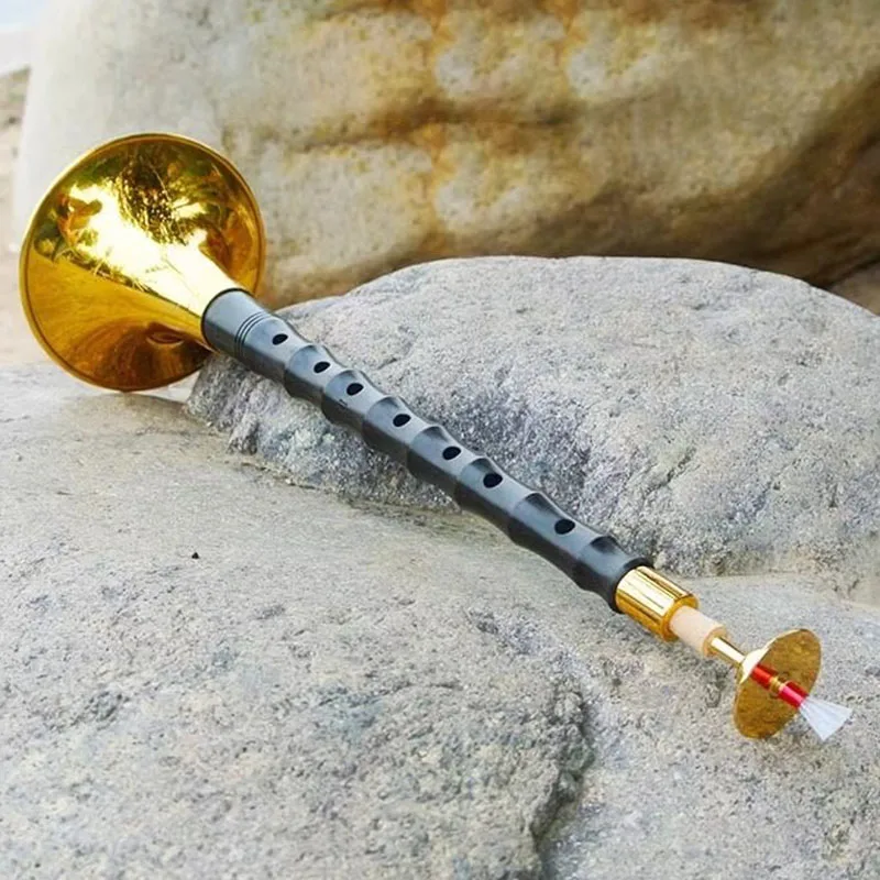 Ebony Beginner Suona Folk Music Performance Suona Horn Adult Children Professional Suonas Chinese Classics Brass Instruments