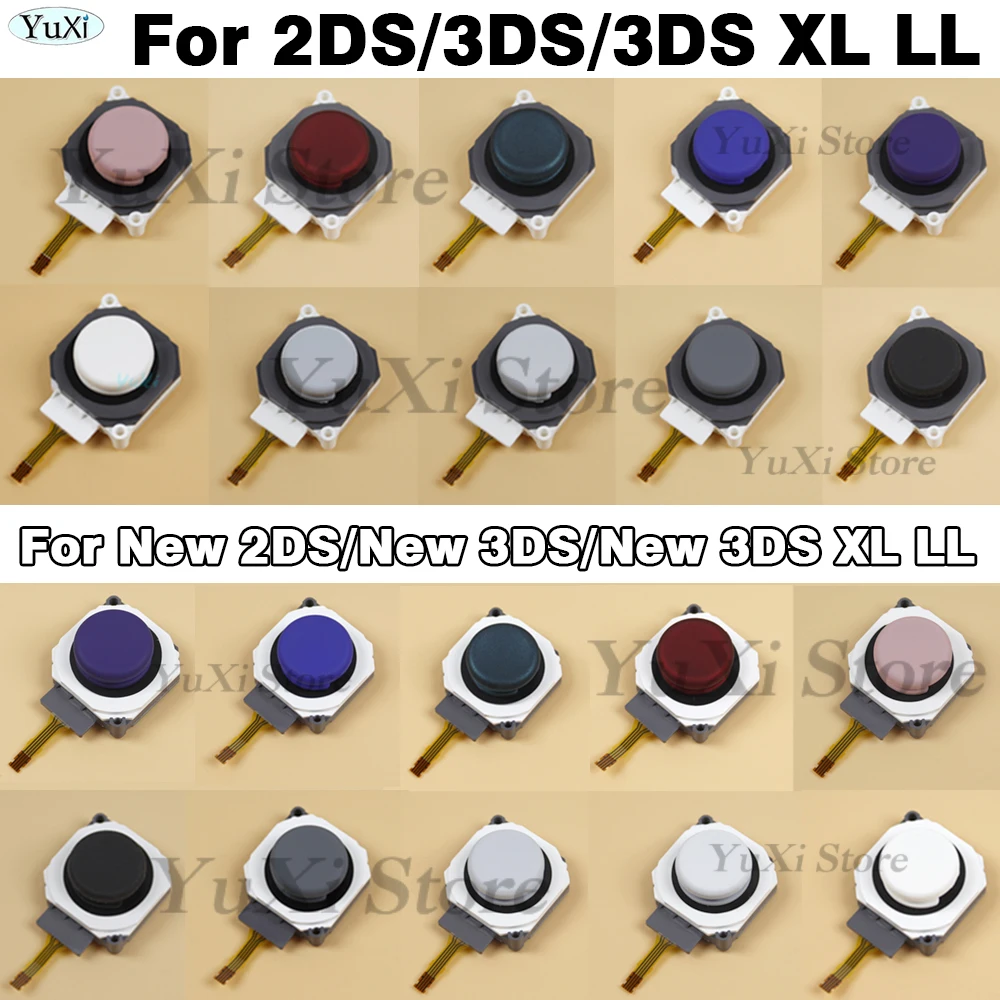 

1pc 3D Analog Joystick Thumb Stick for New 3DS XL LL New 2DS for 3DS 2DS Game Console Original Thumbstick Module Replacement