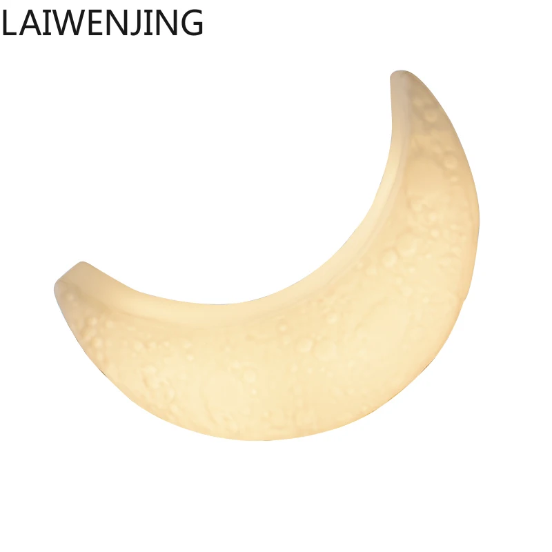 

MJY Moon Glowing Moon Chair Crescent Recliner Bedroom Atmosphere Floor Ornament