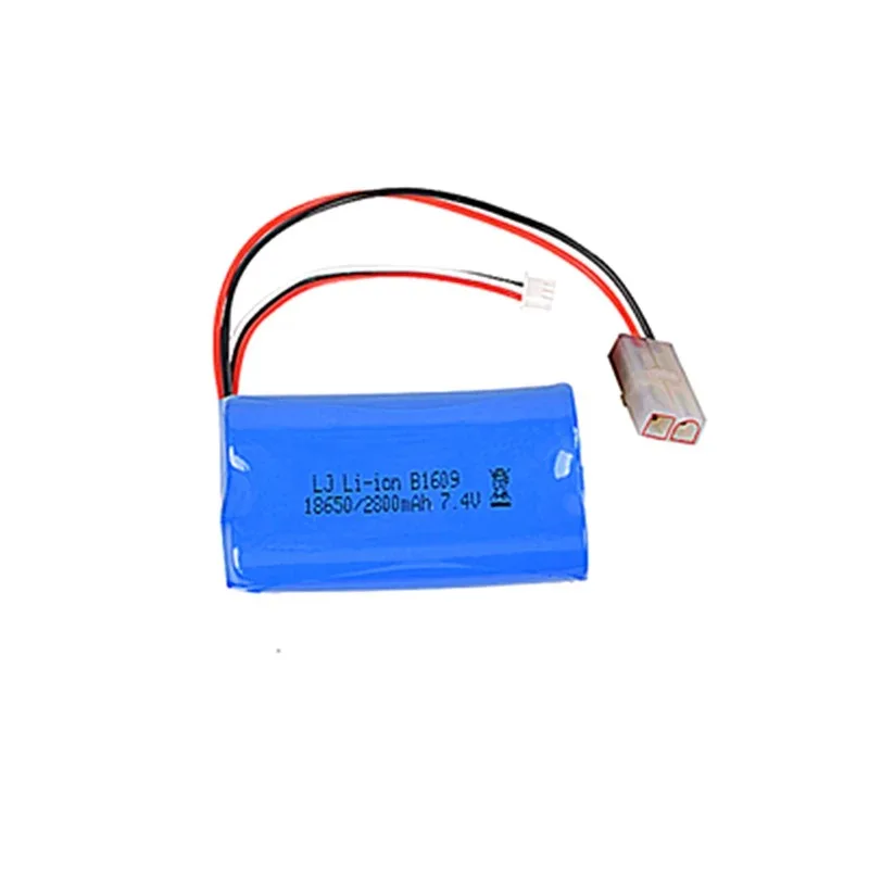 7.4V 2800mAh 18650 Battery or charger for 3809 3816 3818 3819 3838 3839 3869 3879 3888 RC cars HJ806 parts battery