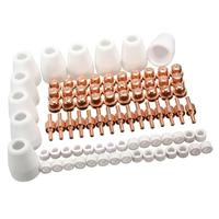 85pcs Cutter Machine Consumables Extended PT-31/LG40 Torch Consumables for CT416 CT518D 60P WELDING MACHINE