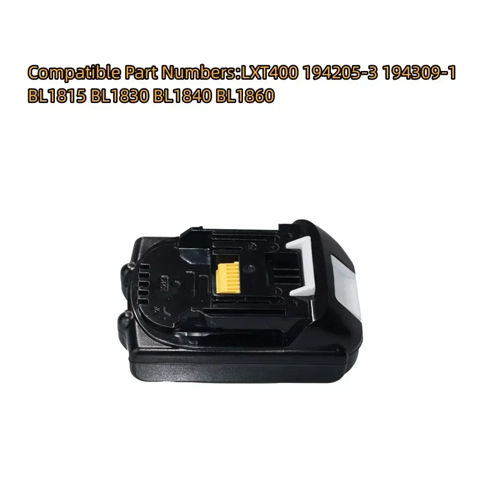 Batería recargable de iones de litio para Makita, pila de repuesto para taladro de 18V, 3,0/4,0/5.0Ah, BL1860, BL1830, BL1850, BL1860B