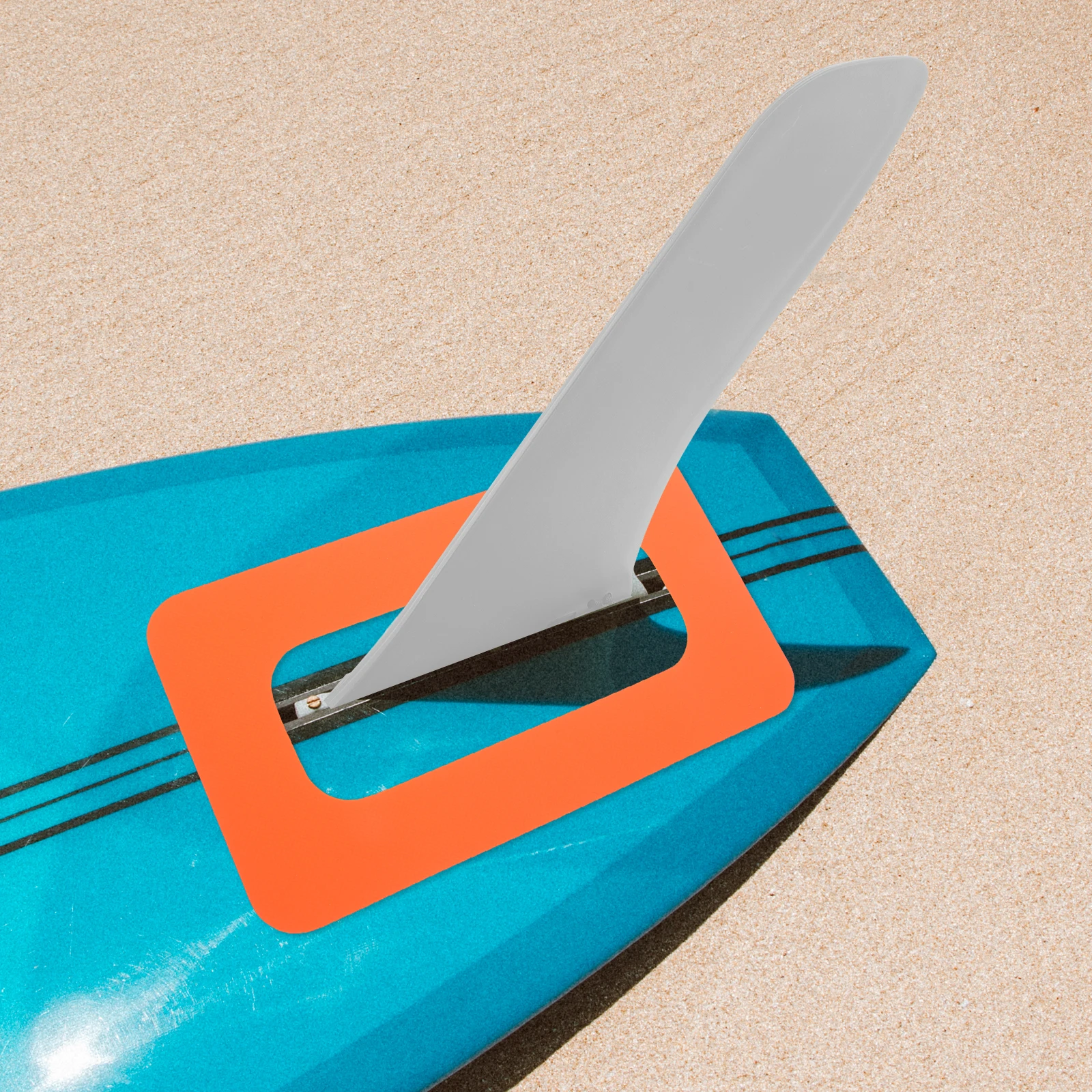 

Fin Tail Rudder Slot Patch Stand up Paddle Board Repair Box Base Surfboard Fins Orange