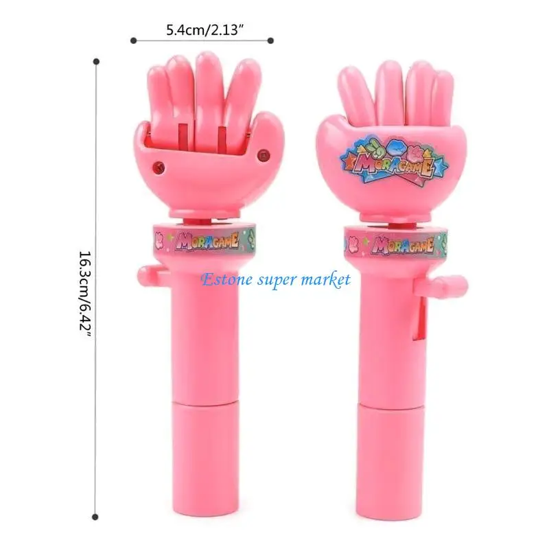 090B じゃんけんゲーム杖指当てゲームハンドヘルドじゃんけんおもちゃ家族パーティーチェスインタラクティブおもちゃ